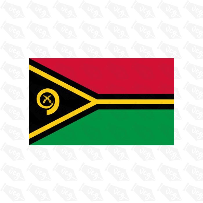 Vanuatu Flag Sticker
