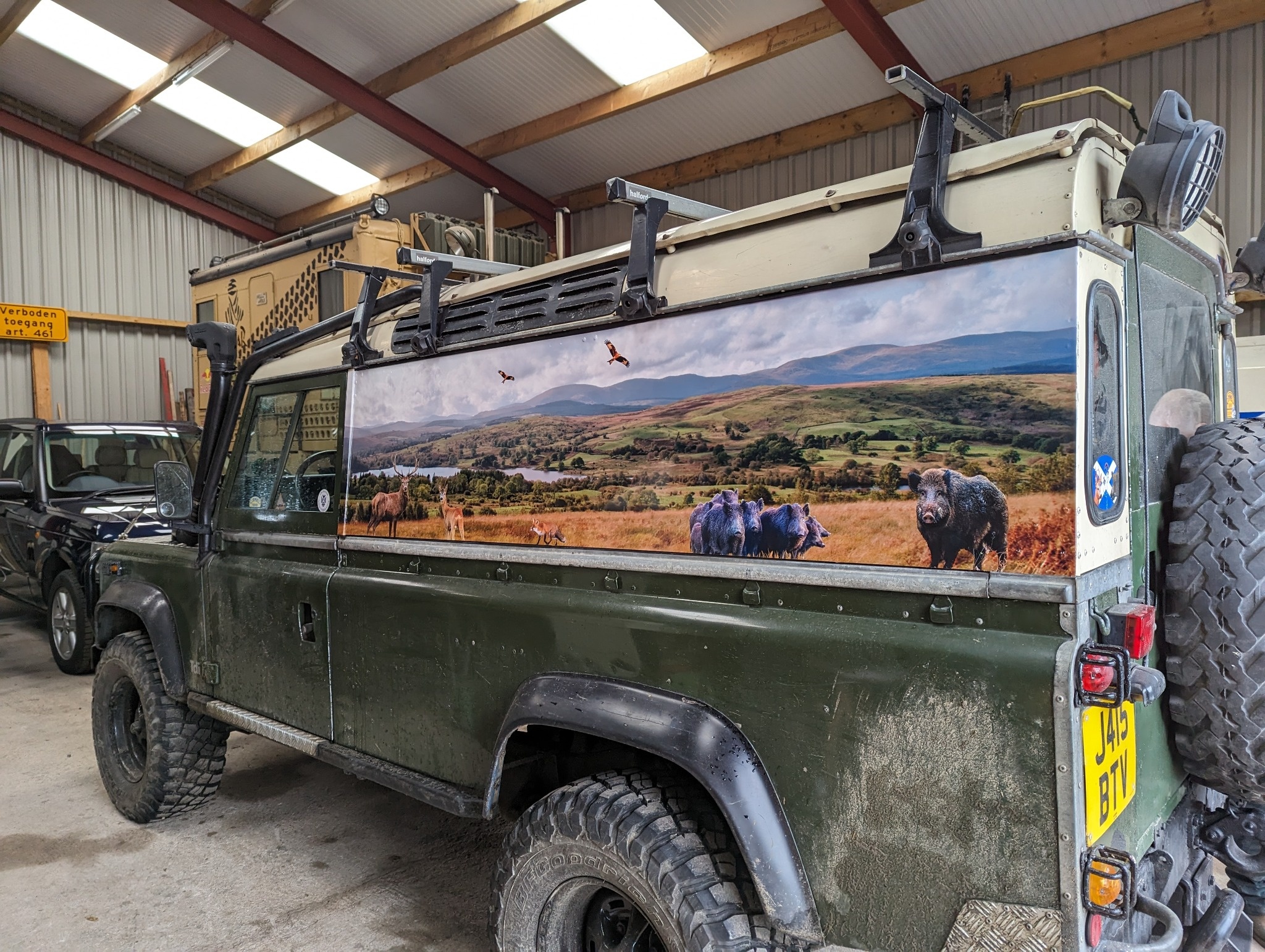 Wentworth Garden Rooms vehicle after graphics