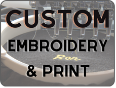 custom embroidered and printed clothing