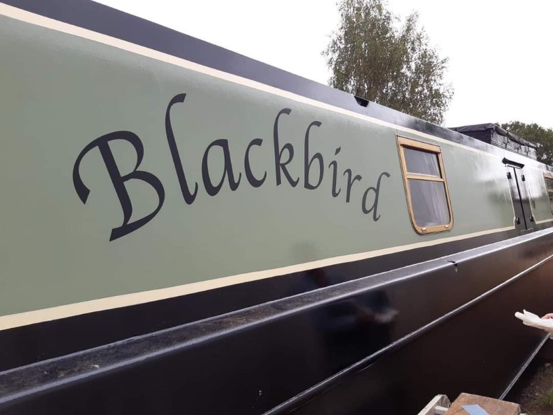 Canal boat graphics example