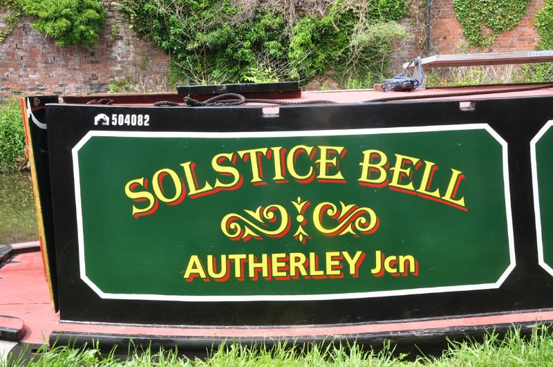 Solstice Bell canal boat graphics example